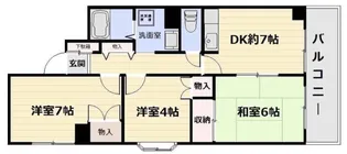 MIハイツアザレア【3階】の間取り