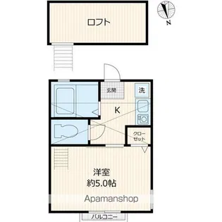 G・Aタウン保土ヶ谷A棟【2階】の間取り