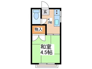 岩崎荘C棟【2階】の間取り