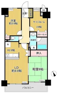 レヂオンス巣鴨【7階】の間取り