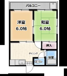 コーポタムラ【2階】の間取り