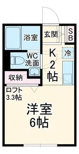 ヴェラハイツ磯子弐番館【2階】の間取り