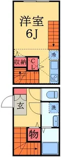 メゾンドプランドール蘇我【2階】の間取り