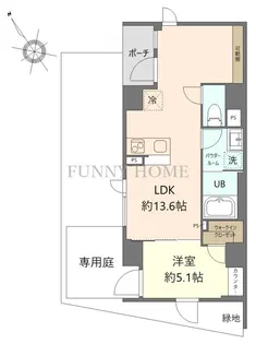 Di Foresta Kosugi【1階】の間取り