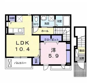 ジャン ノーブル L【2階】の間取り