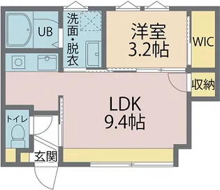 INTEGRAL Ciel【1階】の間取り