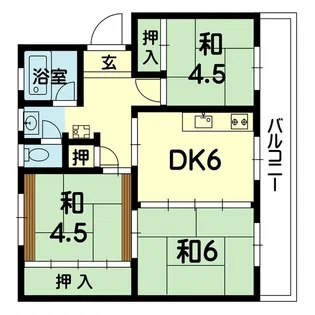 鍬守ビル【3階】の間取り