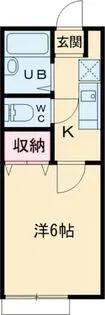 ジュネスミナミ【2階】の間取り