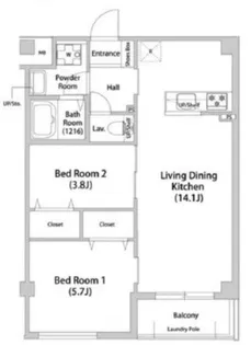 ENISIA【2階】の間取り