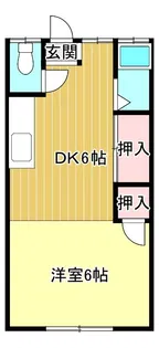 ファミリーハイツ津福【2階】の間取り