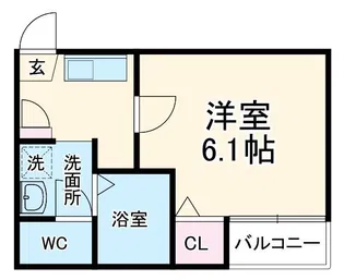 メゾン・ドゥ・楓【1階】の間取り
