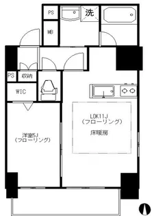 カーサ麻布LeGrand【8階】の間取り