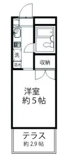 ペガサスマンション百合ヶ丘【1階】の間取り