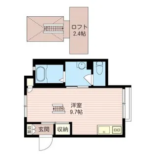 Rock Castle C(ロックキャッスルシー)【2階】の間取り