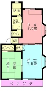 千葉県松戸市稔台1【アパート】の間取り