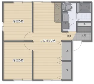 サンヒルズ【2階】の間取り