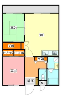 アクティブ錦【1階】の間取り