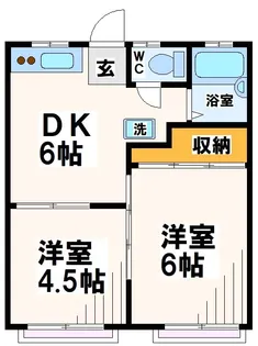 メゾン杉【2階】の間取り