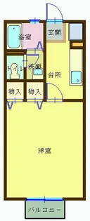 ベルエール【1階】の間取り