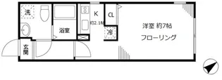 MODULOR茗荷谷【3階】の間取り