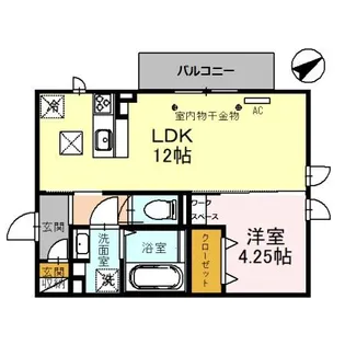 アルエット【1階】の間取り