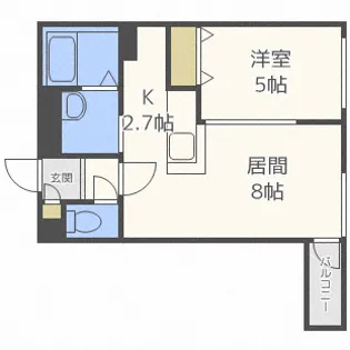 シティレジデンス【2階】の間取り