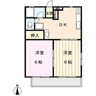 カールヘルム【2階】の間取り