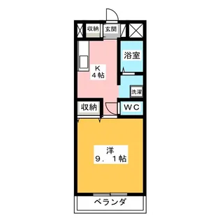 フォレスト【1階】の間取り