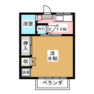 ユーアイマンションA棟【1階】の間取り