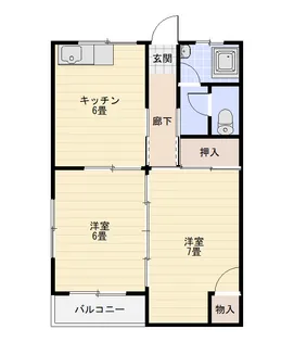 佐藤アパート 石垣西【2階】の間取り