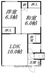 クニハイツ【1階】の間取り