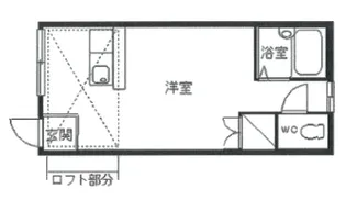 ロイヤルアサカ【1階】の間取り