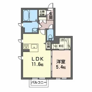 コート・ド・ボーヌ【1階】の間取り