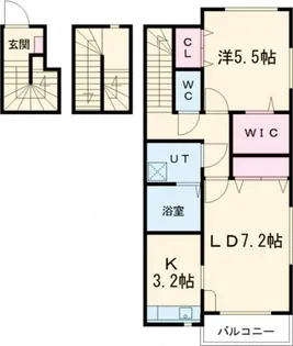 StarSweet 7th【3階】の間取り