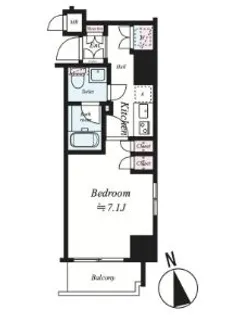 東京都台東区台東2【マンション】の間取り