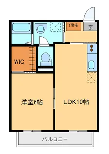 ハイツアーバン103【1階】の間取り