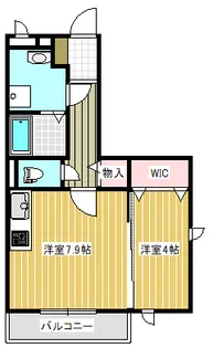 オッツ上本郷【1階】の間取り