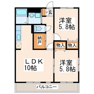 カインドネス【3階】の間取り