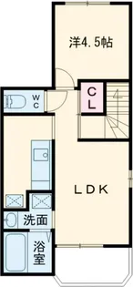 サンフェリシアン綾部駅前【2階】の間取り
