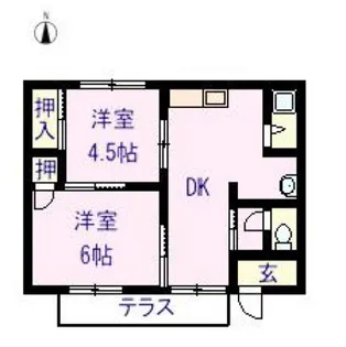 岡山県岡山市南区福富中2【一戸建】の間取り