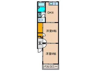 みさきスカイハイツ【1階】の間取り