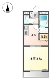 プリッツパレス【2階】の間取り