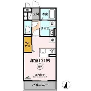 グランシエル下見【2階】の間取り