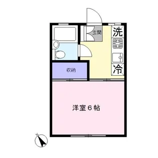 ボンジュール石川台【1階】の間取り