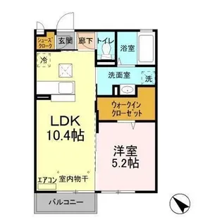 シャンテクレール I【1階】の間取り