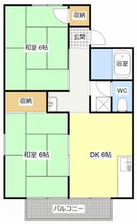 セジュールゆう【2階】の間取り