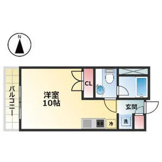 センコーナイン【3階】の間取り
