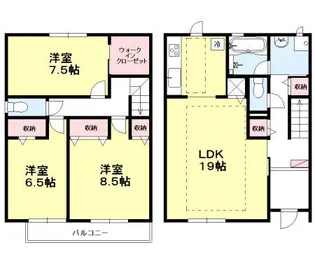 東京都世田谷区大蔵5【一戸建】の間取り