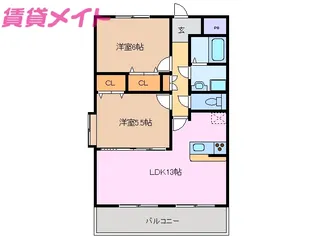 ルネスアニバーサリー【3階】の間取り