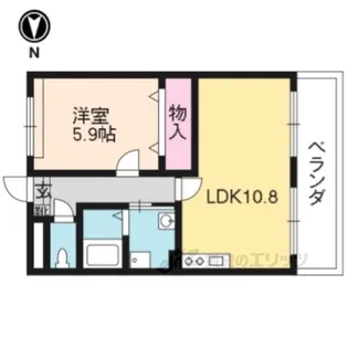アプローズ【1階】の間取り